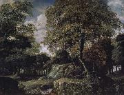 Jan van der Heyden Forest landscape Spain oil painting artist